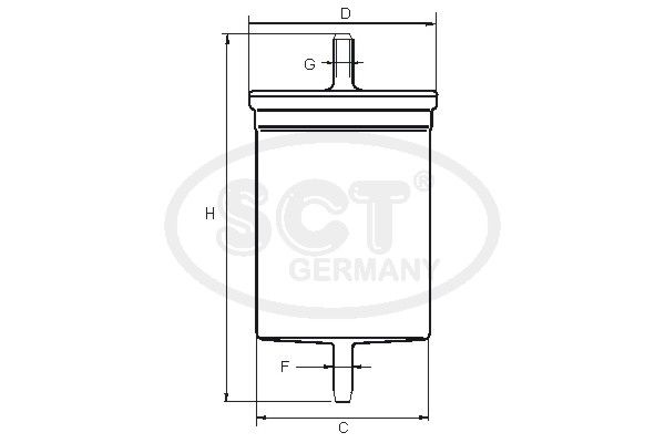 SCT GERMANY Топливный фильтр ST 321